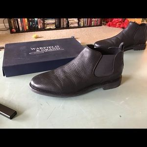Warfield & Grand men’s Chelsea slip boot- leather